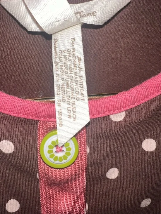 Matilda Jane Full Bloom Sara Top Dress Size 4 Polka Dot Floral Ruffle Boutique - Picture 4 of 9